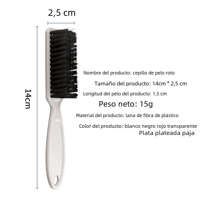 Amazon new oil head brush double-in-one broken hair brush broken hair comb hairdressing tool beard brush cleaning dust brush