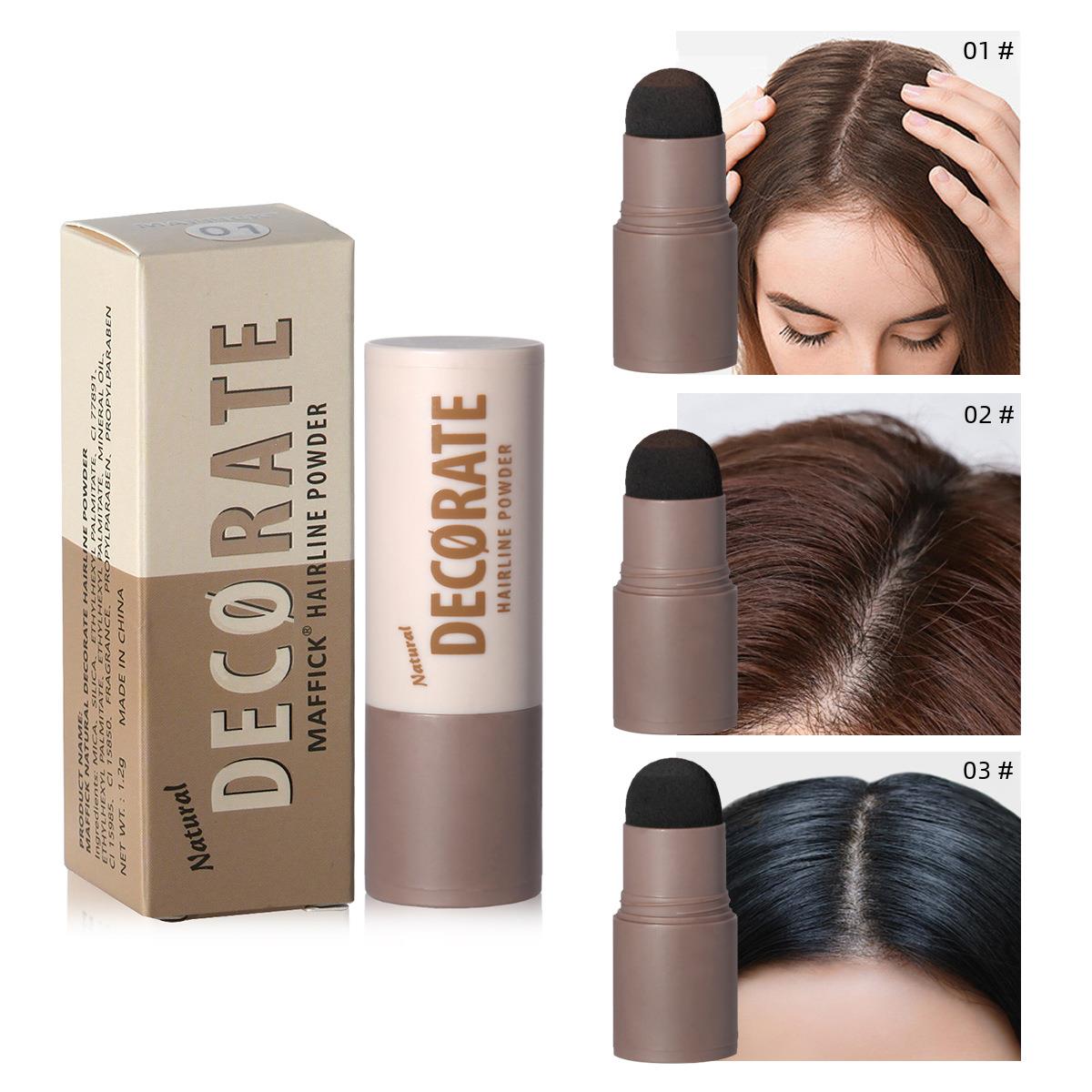 Cross-border MAFFICK natural decoration hairline powder repair waterproof sweat-proof non-Makeup shadow powder