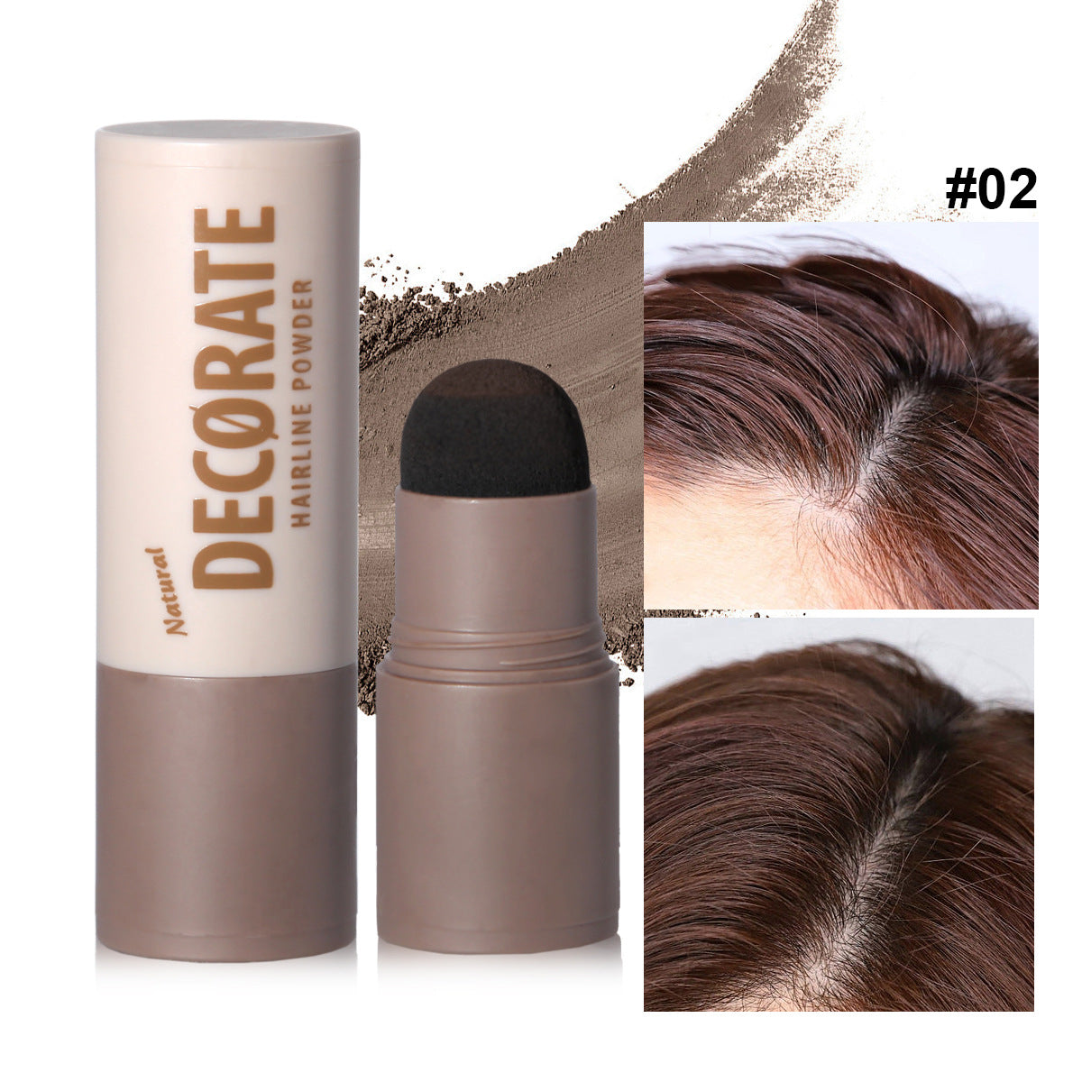 Cross-border MAFFICK natural decoration hairline powder repair waterproof sweat-proof non-Makeup shadow powder