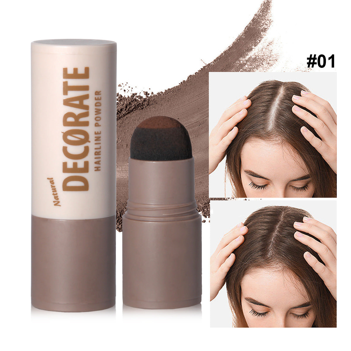 Cross-border MAFFICK natural decoration hairline powder repair waterproof sweat-proof non-Makeup shadow powder