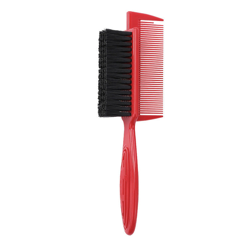 Amazon new oil head brush double-in-one broken hair brush broken hair comb hairdressing tool beard brush cleaning dust brush